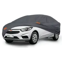 GENERICO - PROTECTOR CUBIERTA COBERTOR TIPO CHEVROLET ONIX SEDAN GRIS