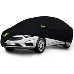 GENERICO - PROTECTOR CUBIERTA COBERTOR TIPO CHEVROLET ONIX SEDAN NEGRO