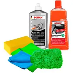GENERICO - Kit de tratamiento de pintura para auto gris sonax cera