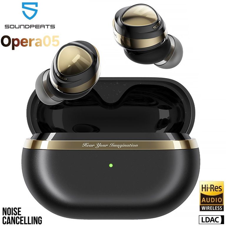 SoundPeatsAudifonos Bluetooth 5.3 NC Extra Bass HI-RES Opera05