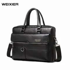 GENERICO - Maletines Ejecutivos Hombre Portafolio Weixier de Cuero para Trabajo