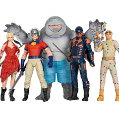 MCFARLANE - Set Escuadron DC King Shark Set 4 Rey Tiburon