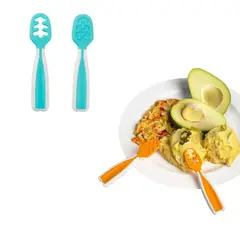 GENERICO - Pre Cucharas para Bebes Niño Pack 2