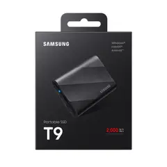 SAMSUNG - Disco SSD externo T9 2TB 3.2 USB C 2000MB/S