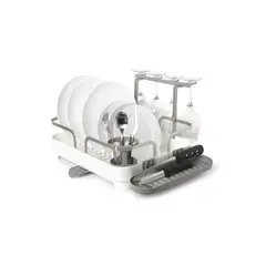 UMBRA - Escurridor de Platos Color Blanco Modelo Holster