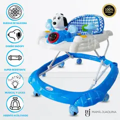 BEAUTIFUL - Andador Para Bebé Musical «LITTLE SNOOPY» Light Blue