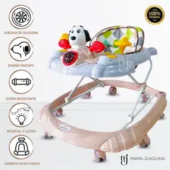 BEAUTIFUL - Andador Para Bebé Musical «LITTLE SNOOPY» Beige