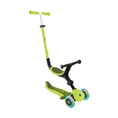 GLOBBER - Scooter Go Up Active LED Verde