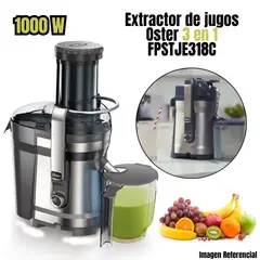 OSTER - Extractor de jugos 3 En 1 - FPSTJE318C