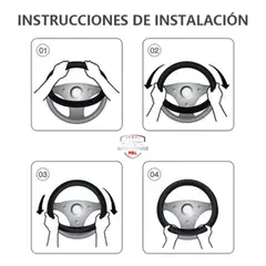 GENERICO - FORRO DE TIMON PARA AUTOS Y CAMIONETAS