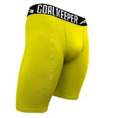 GENERICO - Malla short licra pantaloneta hombre amarillo