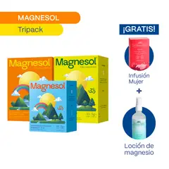 MAGNESOL - Pack 3 Cajas Surtido - Magnesio + Zinc
