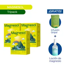 MAGNESOL - Pack 3 Cajas Efervescente Limón - Magnesio + Zinc
