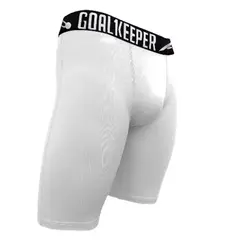 GENERICO - Malla short licra pantaloneta hombre blanco