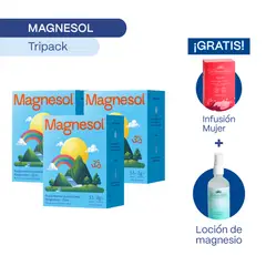 MAGNESOL - Pack 3 Cajas Clásico - Magnesio + Zinc