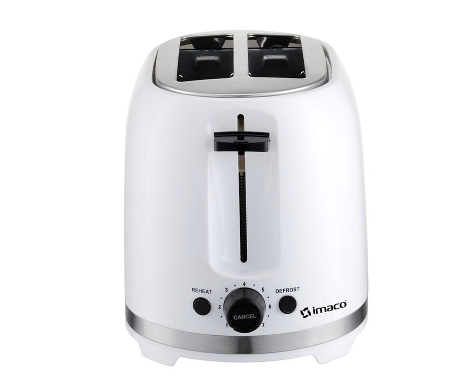 Tostadora IBT2085 de 2 Panes 850 watts - blanco