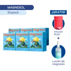 MAGNESOL - Pack 6 Cajas Clásico - Magnesio + Zinc