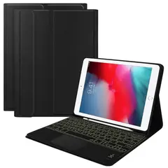 GENERICO - Funda con Teclado para Samsung Tab A7 Lite 87 Negra Resistente