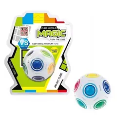 GENERICO - Cubo Pelota Mágica Puzzle Antiestrés de Colores