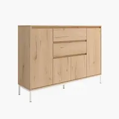 TU MESITA - Aparador Clásico Angelo 4 puertas 2 cajones color Duna