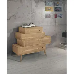 TU MESITA - Aparador Moderno Primax 4 cajones color Marrón