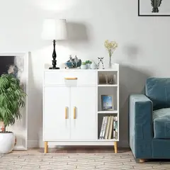 TU MESITA - Aparador Moderno Katriona color Blanco