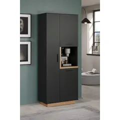 TU MESITA - Vitrina Moderna Merlina color Negro