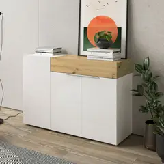 TU MESITA - Aparador Contemporáneo Miluska 3 puertas 1 cajón