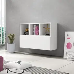 TU MESITA - Recibidor Flotante Karlo color Blanco