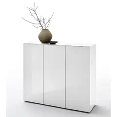 TU MESITA - Aparador Clásico Benjamin 3 puertas color Blanco