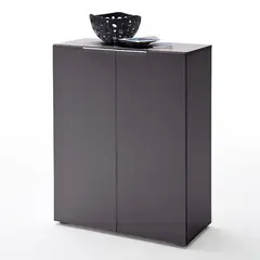 TU MESITA - Aparador Clásico Benjamin 2 puertas color Negro