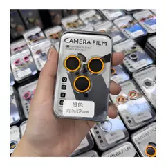 GENERICO - Mica Protectora De Cámara Samsung S24 Ultra - Anaranjado