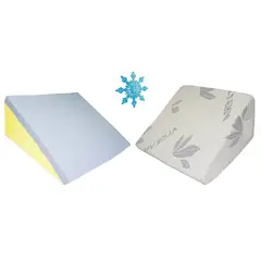 TERAFLEX - ALMOHADA COJIN ANTIREFLUJO CON GEL MEMORY FOAM ALOE VERA 64x60x30 CM