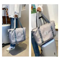 GENERICO - BOLSO MALETA DE VIAJE ENTRENAMIENTO EXPANDIBLE IMPERMEABLE