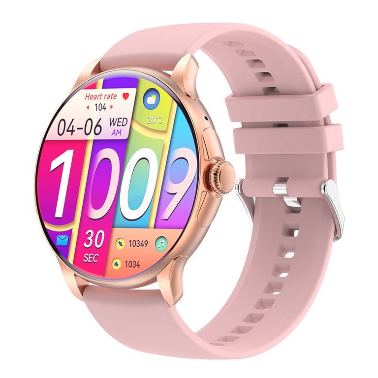 Reloj Inteligente GT-H9 Pro BT Smartwatch 1.43 Amoled-Rosa