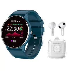 LENOVO - Audífonos XT65-Blanco y Toumi Fit 2-B watch Reloj inteligente