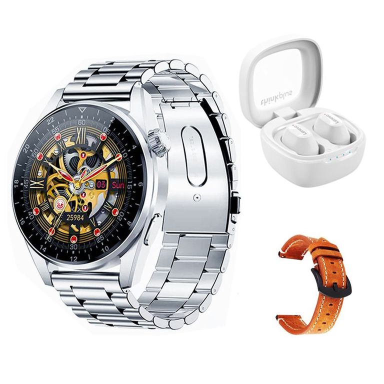 XT62 De Audífonos-Blanco Toumi GT-A-W Reloj inteligente