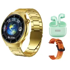 LENOVO - LP40 Pro De Audífonos-Verde y Toumi GT-A-G Reloj inteligente