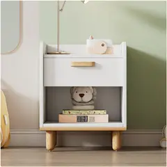 VENTITAS HOME - Velador Vintage para Niños Mickey Blanco