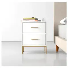 VENTITAS HOME - Velador Industrial Loana Blanco