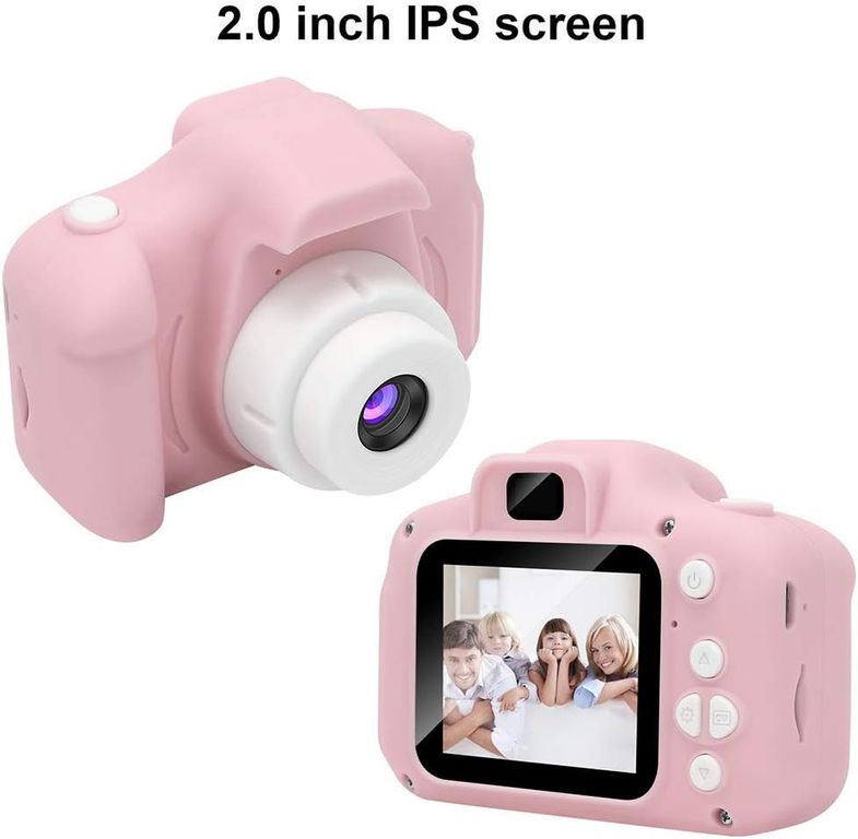 Camara Fotográfica Video Digital Para Niños ROSADO BEBE