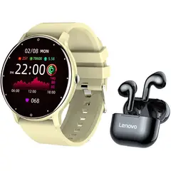 LENOVO - Audífonos LP40 De Tws y Toumi Fit 2-Y watch Reloj inteligente