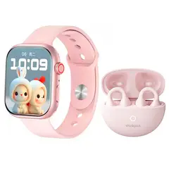 LENOVO - LP25 Audífonos tws Bluetooth y S10 reloj inteligente-Rosa