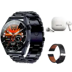 LENOVO - LP40 De Audífonos-Blanco y Toumi GT-A-B Reloj inteligente