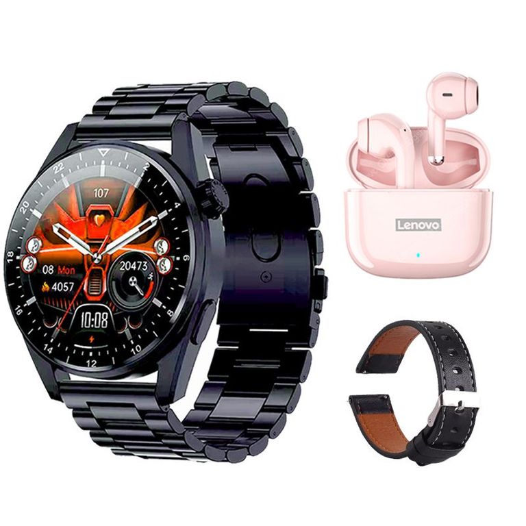 LP40 Pro De Audífonos-Rosa y Toumi GT-A-B Reloj inteligente
