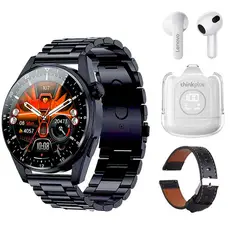 LENOVO - XT65 De Audífonos-Blanco y Toumi GT-A-B Reloj inteligente