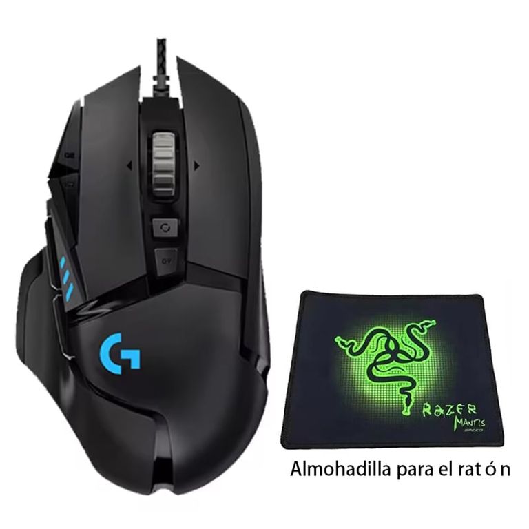 Mouse Gamer G502 Hero Gaming 16KDPI 11 Botones Y Mousepad