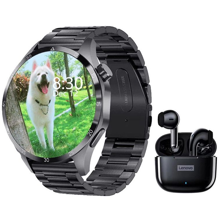 Audífonos LP40 PRO-Negro y Toumi GT-Zero-B Reloj inteligente