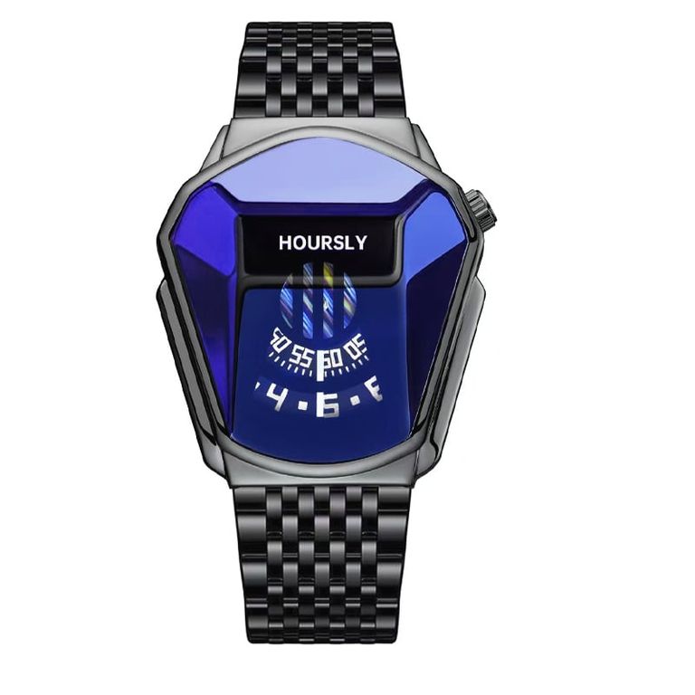 Toumi BT-X reloj mecánico de gran dial impermeable-Negro