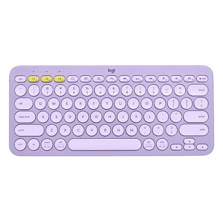 Teclado K380 Bluetooth multidispositivo Morado